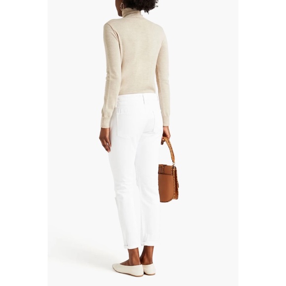 FRAME NWOT Le Garçon Straight Leg Distressed Rolled Cuff Boyfriend Jeans SZ 25 - Picture 14 of 15